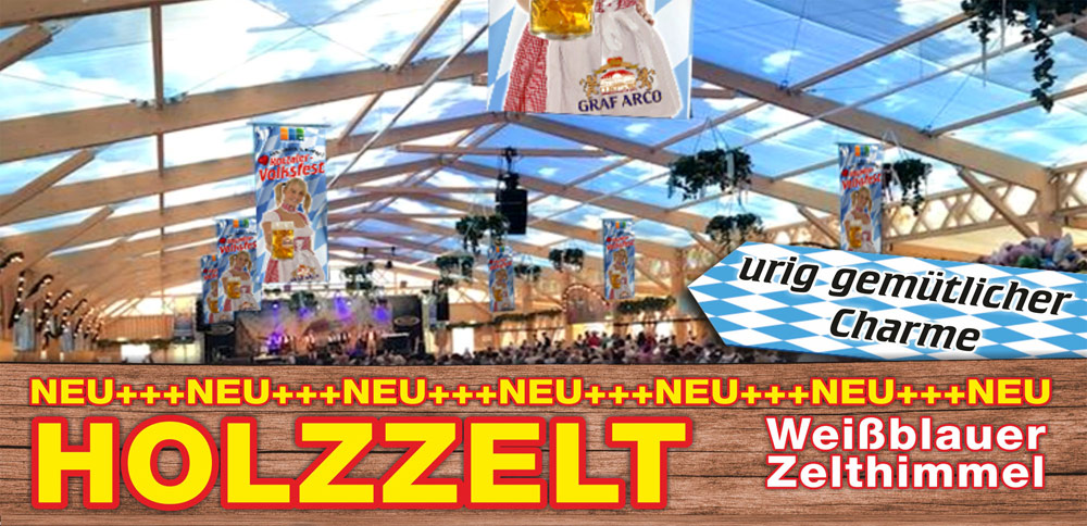 Holzzelt Rottaler Volksfest in Pfarrkirchen Holzzelt Rottaler Volksfest in Pfarrkirchen